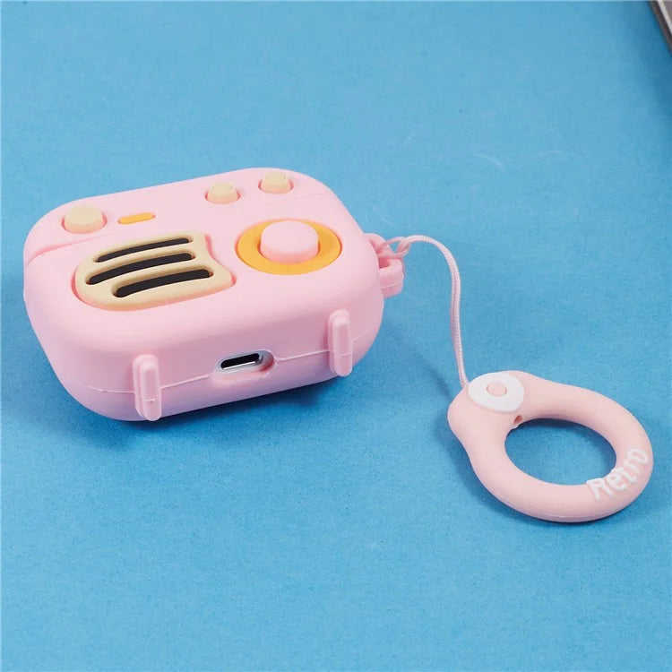 For Apple AirPods Pro Bluetooth Earphones Silicone Cover Speaker Shape Protective Case