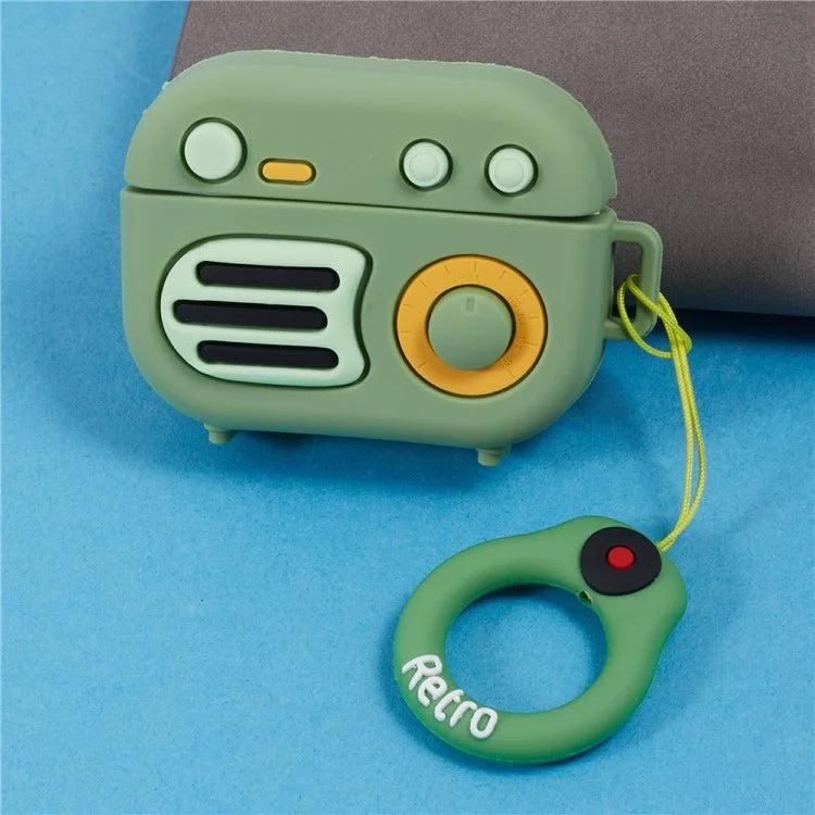 For Apple AirPods Pro Bluetooth Earphones Silicone Cover Speaker Shape Protective Case