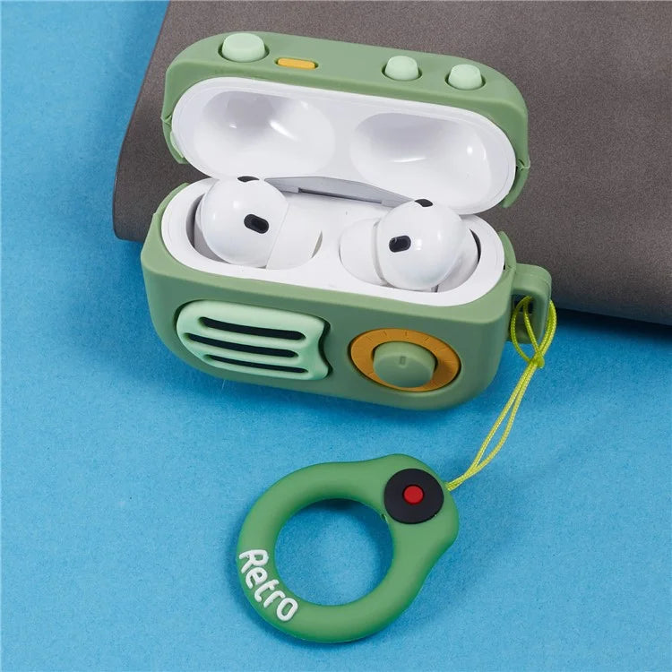 For Apple AirPods Pro Bluetooth Earphones Silicone Cover Speaker Shape Protective Case