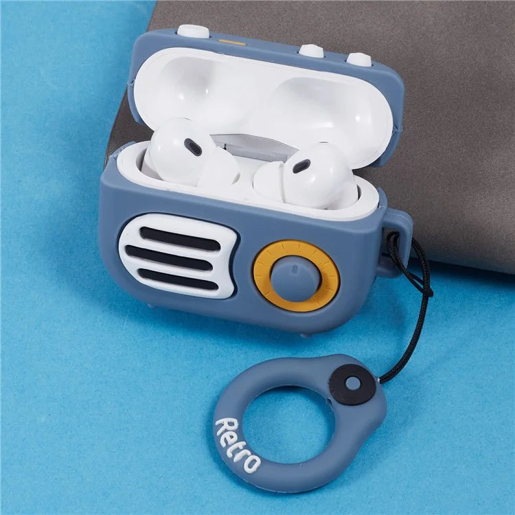 For Apple AirPods Pro Bluetooth Earphones Silicone Cover Speaker Shape Protective Case