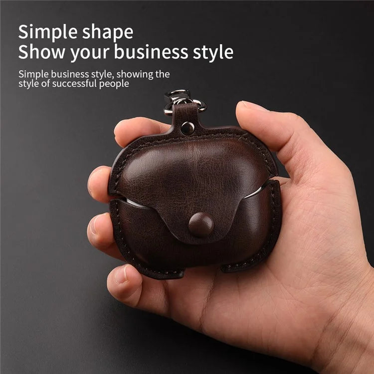 For Samsung Galaxy Buds3 Protective Case Leather+PC Earphone Cover