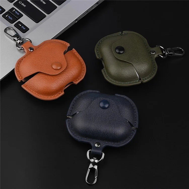 For Samsung Galaxy Buds3 Protective Case Leather+PC Earphone Cover