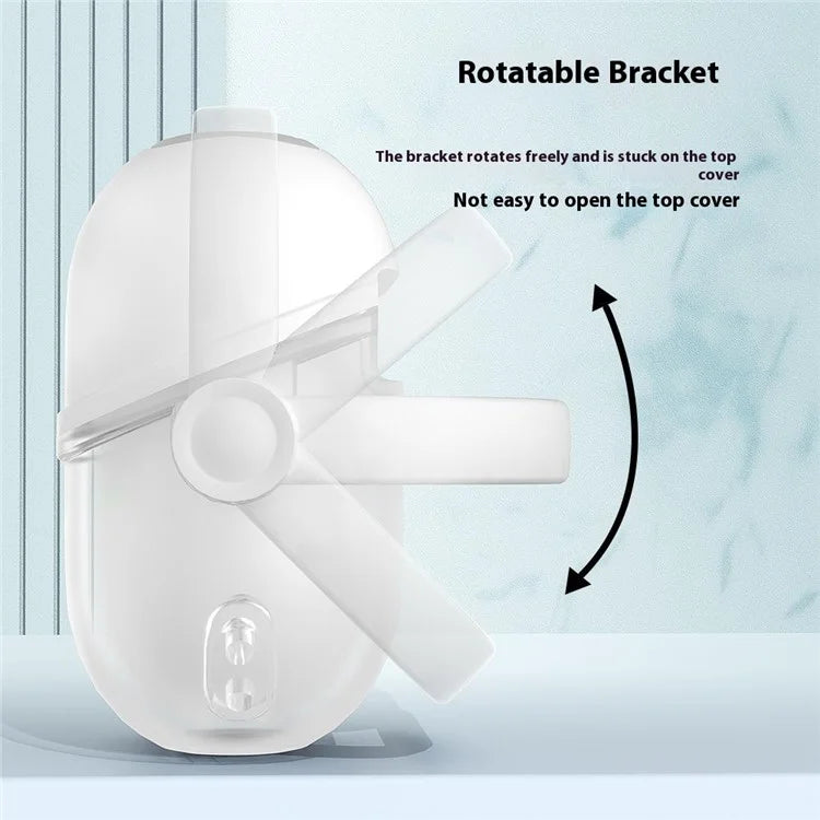 For Samsung Galaxy Buds3 / Buds3 Pro Case Liquid Silicone Earbud Cover with Rotatable Bracket