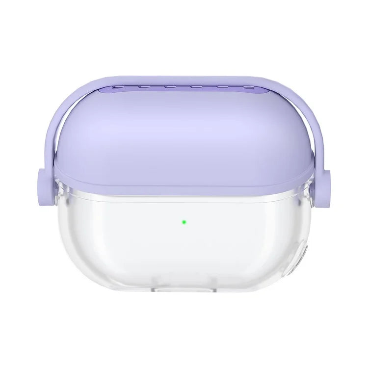 For Samsung Galaxy Buds3 / Buds3 Pro Case Liquid Silicone Earbud Cover with Rotatable Bracket