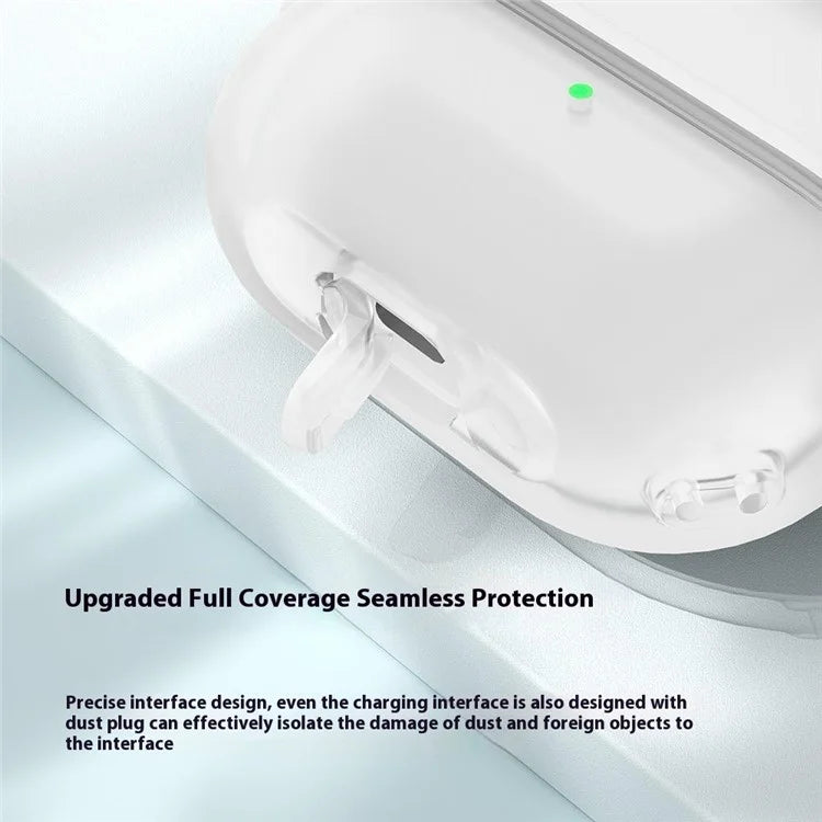 For Samsung Galaxy Buds3 / Buds3 Pro Case Liquid Silicone Earbud Cover with Rotatable Bracket