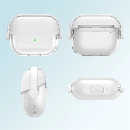 For Samsung Galaxy Buds3 / Buds3 Pro Case Liquid Silicone Earbud Cover with Rotatable Bracket
