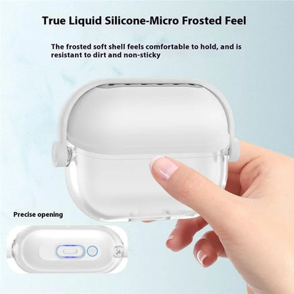 For Samsung Galaxy Buds3 / Buds3 Pro Case Liquid Silicone Earbud Cover with Rotatable Bracket