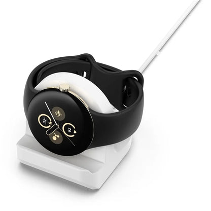 For Google Pixel Watch 3 45mm / 41mm / Watch 2 / Fitbit Ace LTE Charger Holder Silicone Stand Charging Base (No Cable)