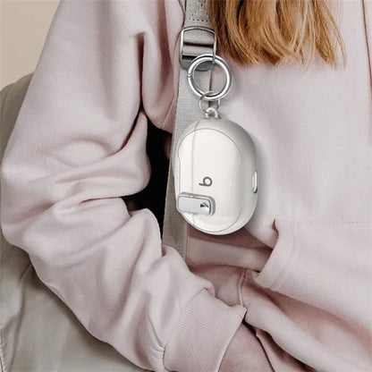 For Beats Studio Buds / Studio Buds + Case TPU+PC Earbud Cover with Carabiner
