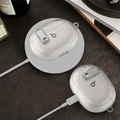 For Beats Studio Buds / Studio Buds + Case TPU+PC Earbud Cover with Carabiner