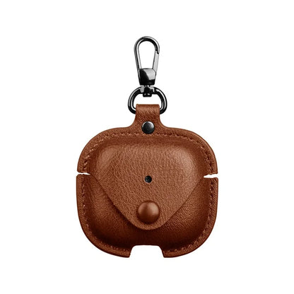 For AirPods 4 Charging Case Cover PU Leather+PC Earbuds Protective Case