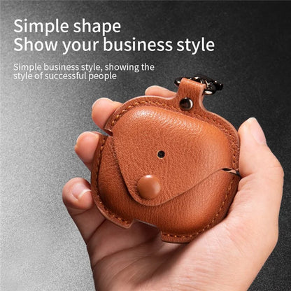 For AirPods 4 Charging Case Cover PU Leather+PC Earbuds Protective Case