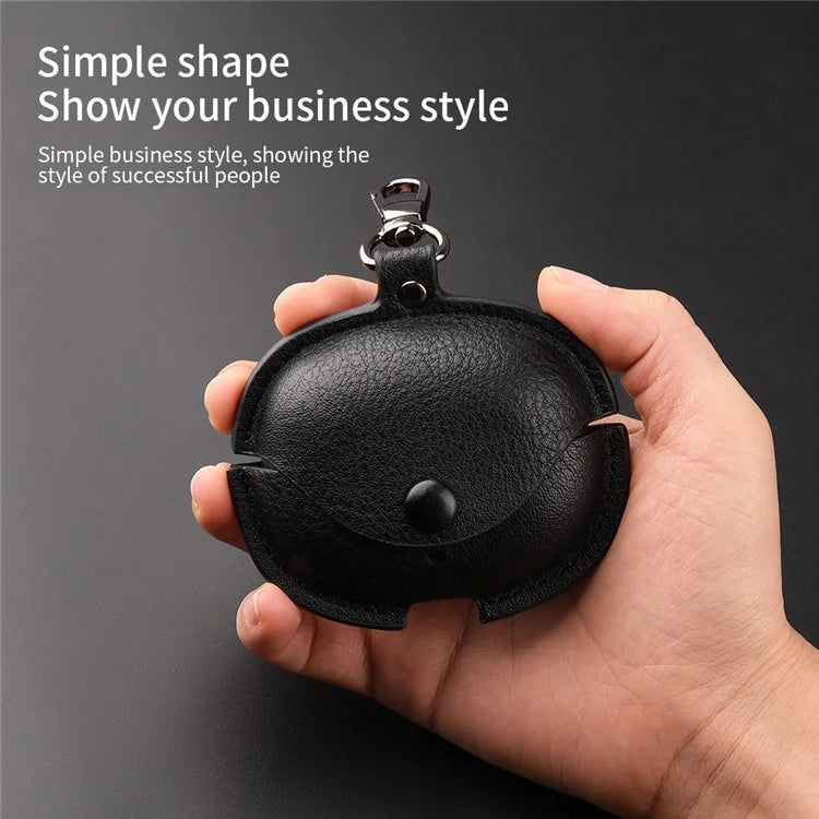 For Realme Buds Air 5 Pro Charging Case Cover Leather+PC Earbuds Protective Case