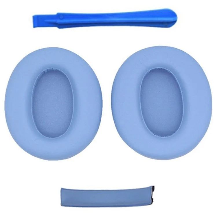 For Edifier W820NB Headphone Protein Leather Ear Pads+Mini Crowbar+Head Beam Sleeve