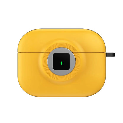 For Apple AirPods 3 Case PC+TPU Flip Earphone Cover with Carabiner and Switch Lock