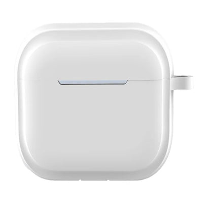 For AirPods 4 Case Bluetooth Earphone Silicone Case Earbud Protective Cover with Carabiner