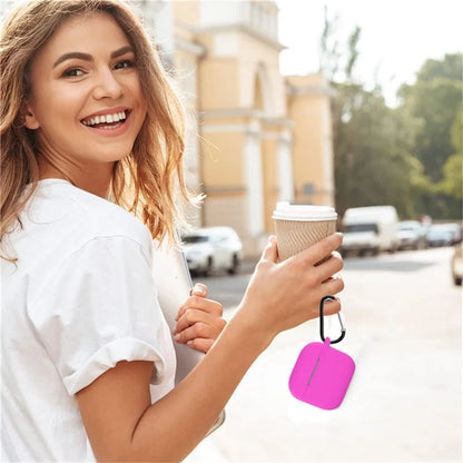 For Apple AirPods 4 Silicone Case Bluetooth Earphones Integrate Protective Sleeve with Hook