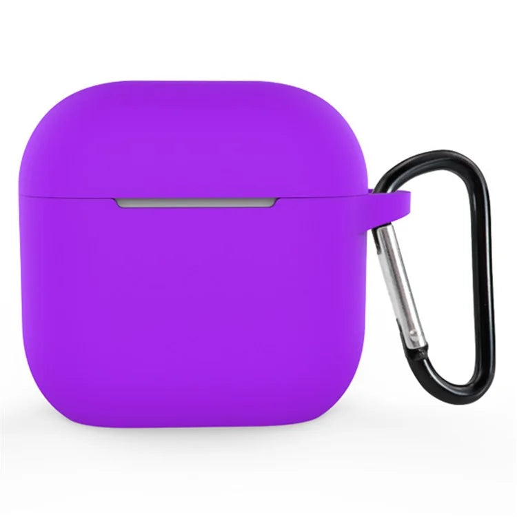 For Apple AirPods 4 Silicone Case Bluetooth Earphones Integrate Protective Sleeve with Hook