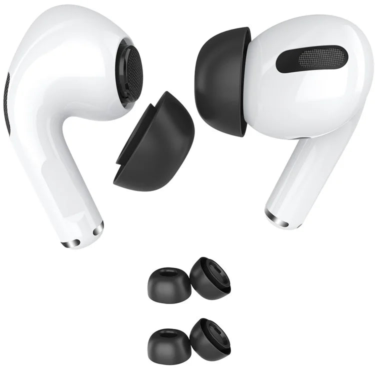 AHASTYLE WG86 2 Pairs for Apple AirPods Pro 2  /  AirPods Pro Silicone Ear Caps Earphone Eartips Soft In-Ear Earplugs Cover