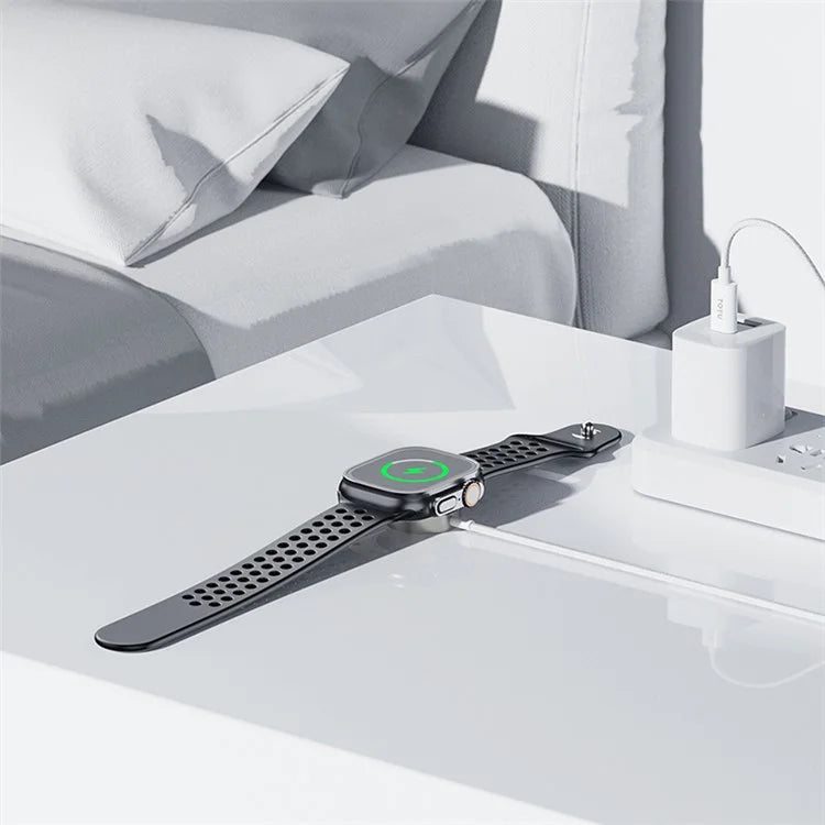 TOTU Zinc Series For Apple Watch Wireless Charger Magnetic Charging Dock with Braided Cable