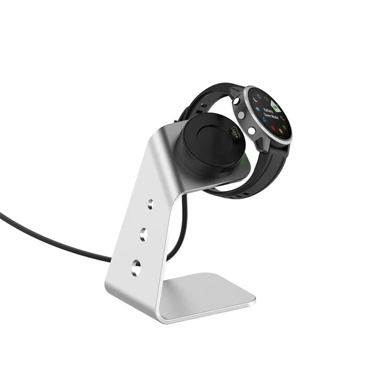 For Garmin Venu 3 / Venu 3S / Vivoactiv 5 Watch Charger Stand Aluminium Alloy Charging Dock with Data Function