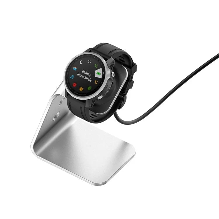 For Garmin Venu 3 / Venu 3S / Vivoactiv 5 Watch Charger Stand Aluminium Alloy Charging Dock with Data Function