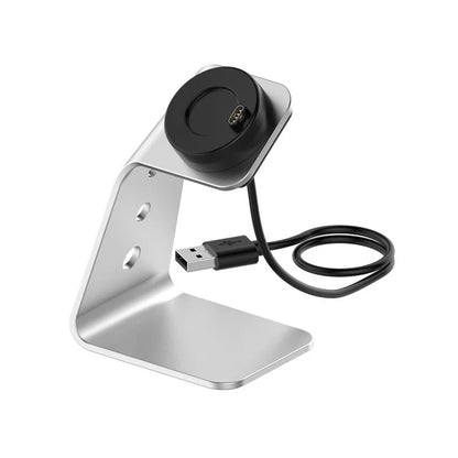 For Garmin Venu 3 / Venu 3S / Vivoactiv 5 Watch Charger Stand Aluminium Alloy Charging Dock with Data Function
