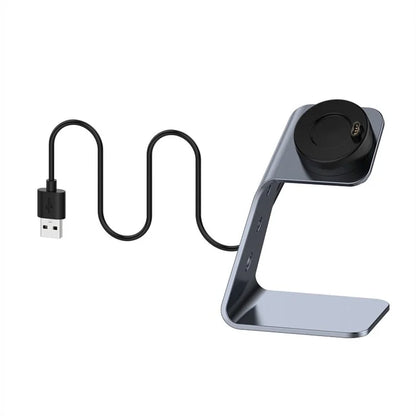 For Garmin Venu 3 / Venu 3S / Vivoactiv 5 Watch Charger Stand Aluminium Alloy Charging Dock with Data Function