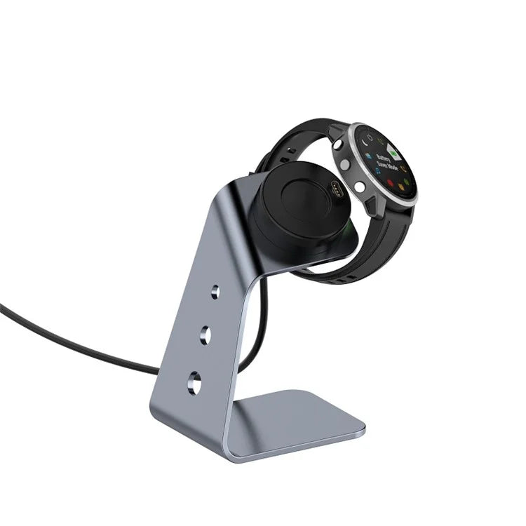 For Garmin Venu 3 / Venu 3S / Vivoactiv 5 Watch Charger Stand Aluminium Alloy Charging Dock with Data Function