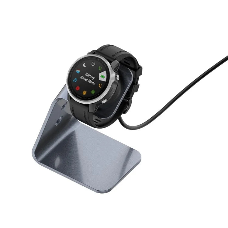 For Garmin Venu 3 / Venu 3S / Vivoactiv 5 Watch Charger Stand Aluminium Alloy Charging Dock with Data Function