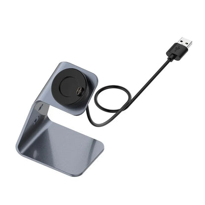 For Garmin Venu 3 / Venu 3S / Vivoactiv 5 Watch Charger Stand Aluminium Alloy Charging Dock with Data Function