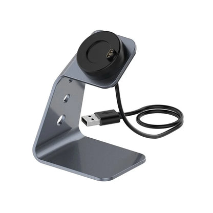 For Garmin Venu 3 / Venu 3S / Vivoactiv 5 Watch Charger Stand Aluminium Alloy Charging Dock with Data Function