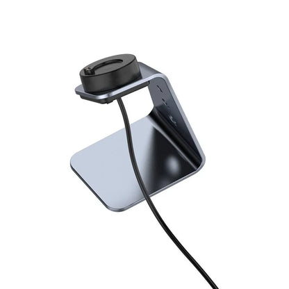 For Garmin Venu 3 / Venu 3S / Vivoactiv 5 Watch Charger Stand Aluminium Alloy Charging Dock with Data Function