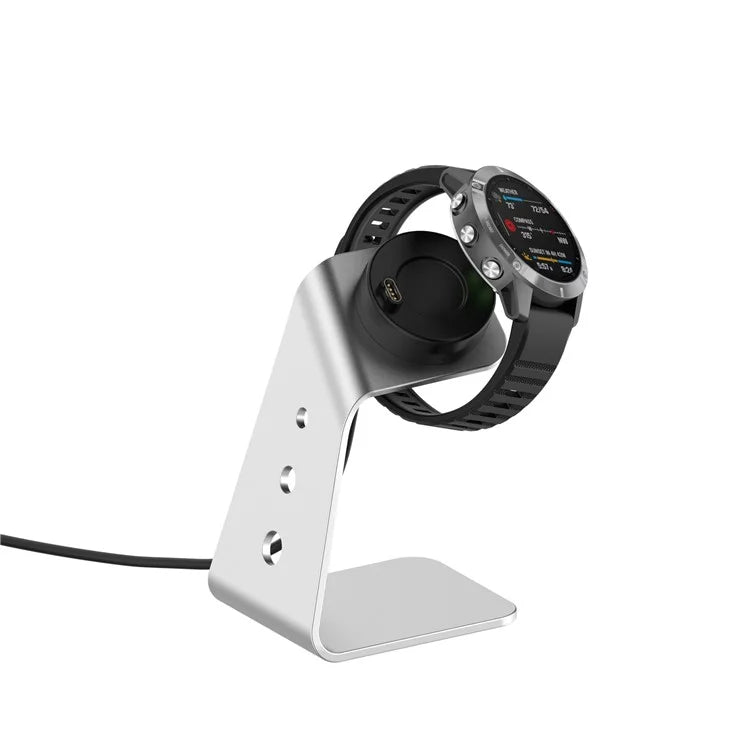 For Garmin Venu 3 / Venu 3S / Vivoactiv 5 Watch Charger Stand Aluminium Alloy Charging Dock with Data Function