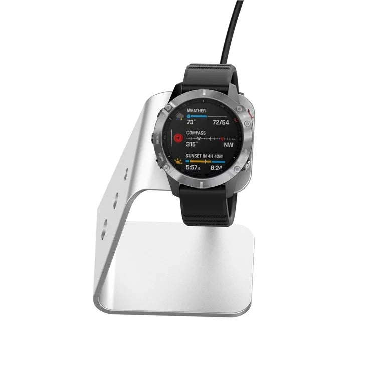 For Garmin Venu 3 / Venu 3S / Vivoactiv 5 Watch Charger Stand Aluminium Alloy Charging Dock with Data Function
