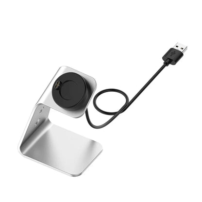 For Garmin Venu 3 / Venu 3S / Vivoactiv 5 Watch Charger Stand Aluminium Alloy Charging Dock with Data Function