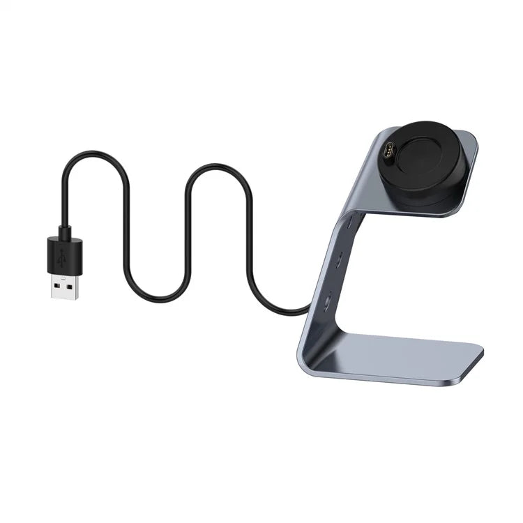 For Garmin Venu 3 / Venu 3S / Vivoactiv 5 Watch Charger Stand Aluminium Alloy Charging Dock with Data Function