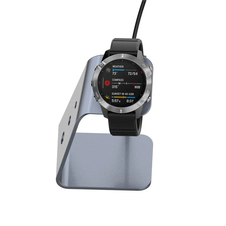 For Garmin Venu 3 / Venu 3S / Vivoactiv 5 Watch Charger Stand Aluminium Alloy Charging Dock with Data Function