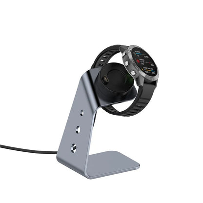 For Garmin Venu 3 / Venu 3S / Vivoactiv 5 Watch Charger Stand Aluminium Alloy Charging Dock with Data Function