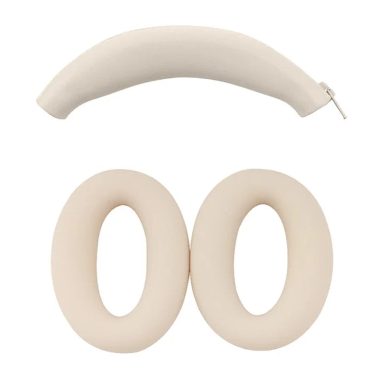 For Sony WH-H910N Headphone Head Beam + Earpad Protective Covers Set Soft Silicone Sleeve