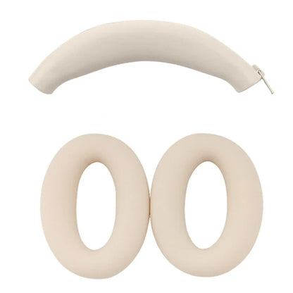 For Sony WH-H910N Headphone Head Beam + Earpad Protective Covers Set Soft Silicone Sleeve