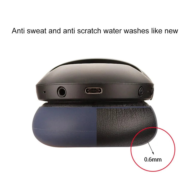 For Sony WH-H910N Headphone Head Beam + Earpad Protective Covers Set Soft Silicone Sleeve