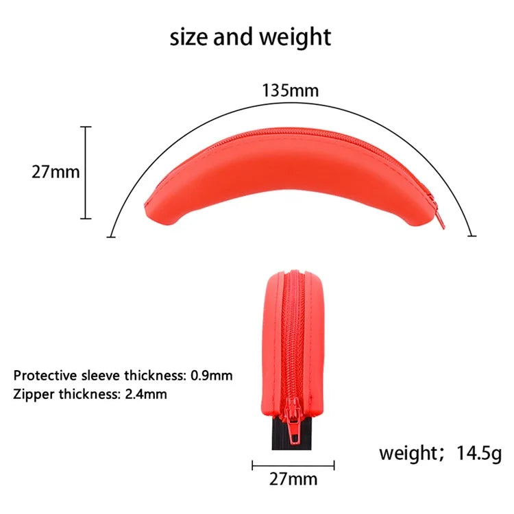 For Sony WH-1000XM3 / XM4 Headphone Head Beam Cover Soft Silicone Protective Headband Sleeve