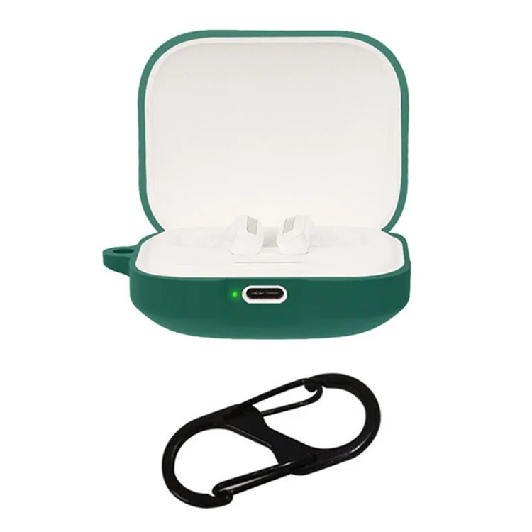 Bluetooth Earphone Sleeve for Xiaomi Redmi Buds 5 Headphone Charging Bin Cover Silicone Case with Buckle
