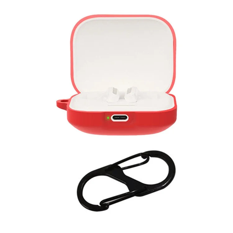 Bluetooth Earphone Sleeve for Xiaomi Redmi Buds 5 Headphone Charging Bin Cover Silicone Case with Buckle