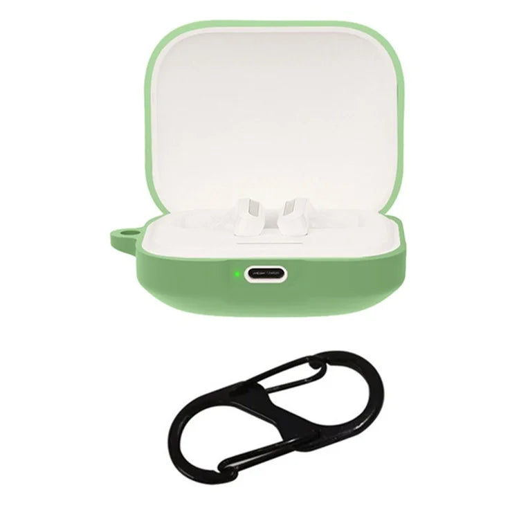 Bluetooth Earphone Sleeve for Xiaomi Redmi Buds 5 Headphone Charging Bin Cover Silicone Case with Buckle