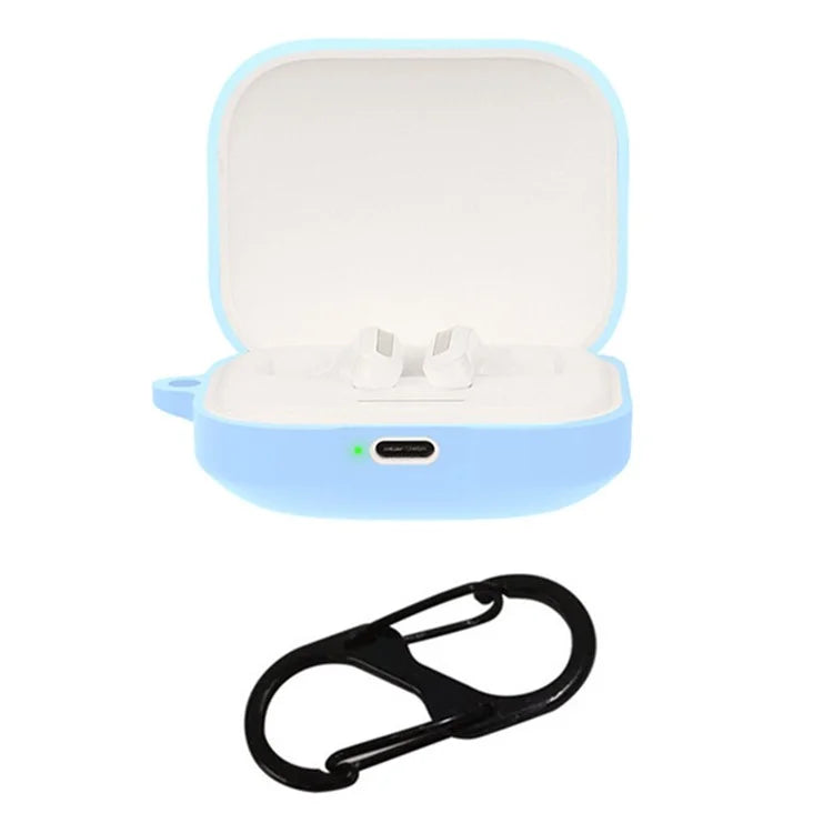 Bluetooth Earphone Sleeve for Xiaomi Redmi Buds 5 Headphone Charging Bin Cover Silicone Case with Buckle