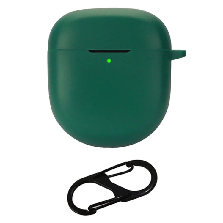 For Bose QuietComfort Ultra Silicone Case Full Protective Earphone Cover with Carabiner