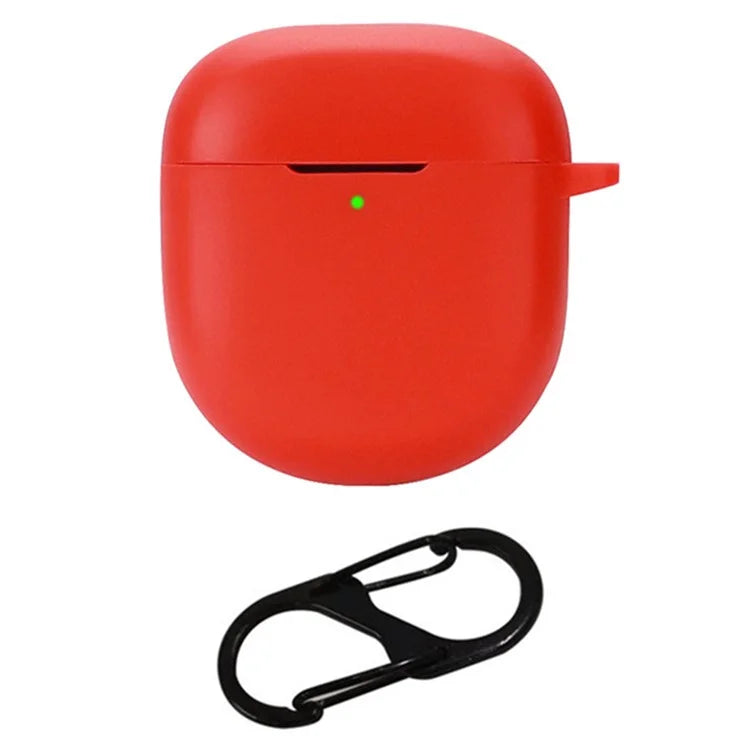 For Bose QuietComfort Ultra Silicone Case Full Protective Earphone Cover with Carabiner
