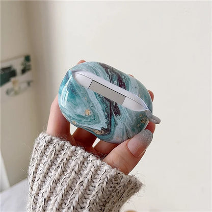 For Huawei FreeBuds Pro3 Marble Pattern PC Case Bluetooth Earphone Protective Cover